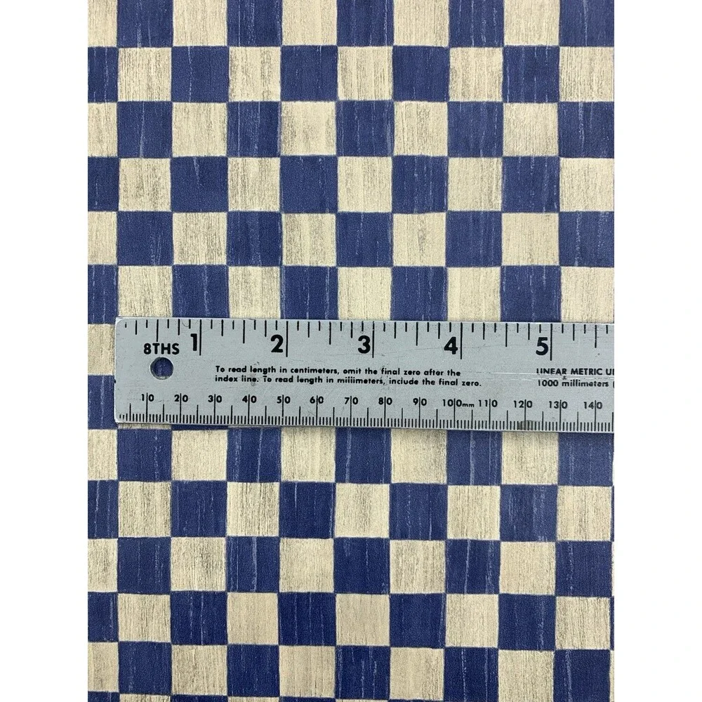 Wallpaper Checkerboard By Raymond Waites 20 1/2” X 11 Yd. NOS VINTAGE SEALED.